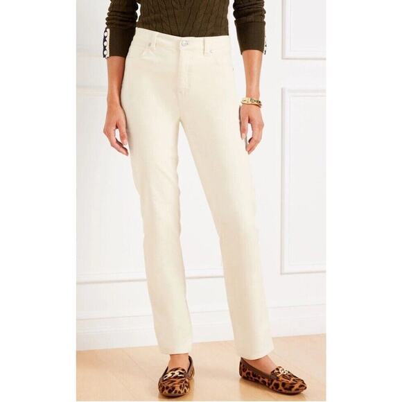 Talbots Stretch Corduroy Straight Leg‎ Pants Womens Size 8 (1733) - Picture 1 of 7